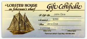 Gift Certificates